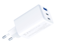 3MK Hyper GaN Charger 65W QC4+ PD PPS USB 1A2C White EU - 1333354 - zdjęcie 3